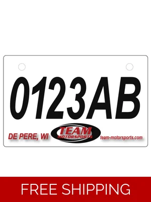 TEAM MOTORSPORTS ATV Plate